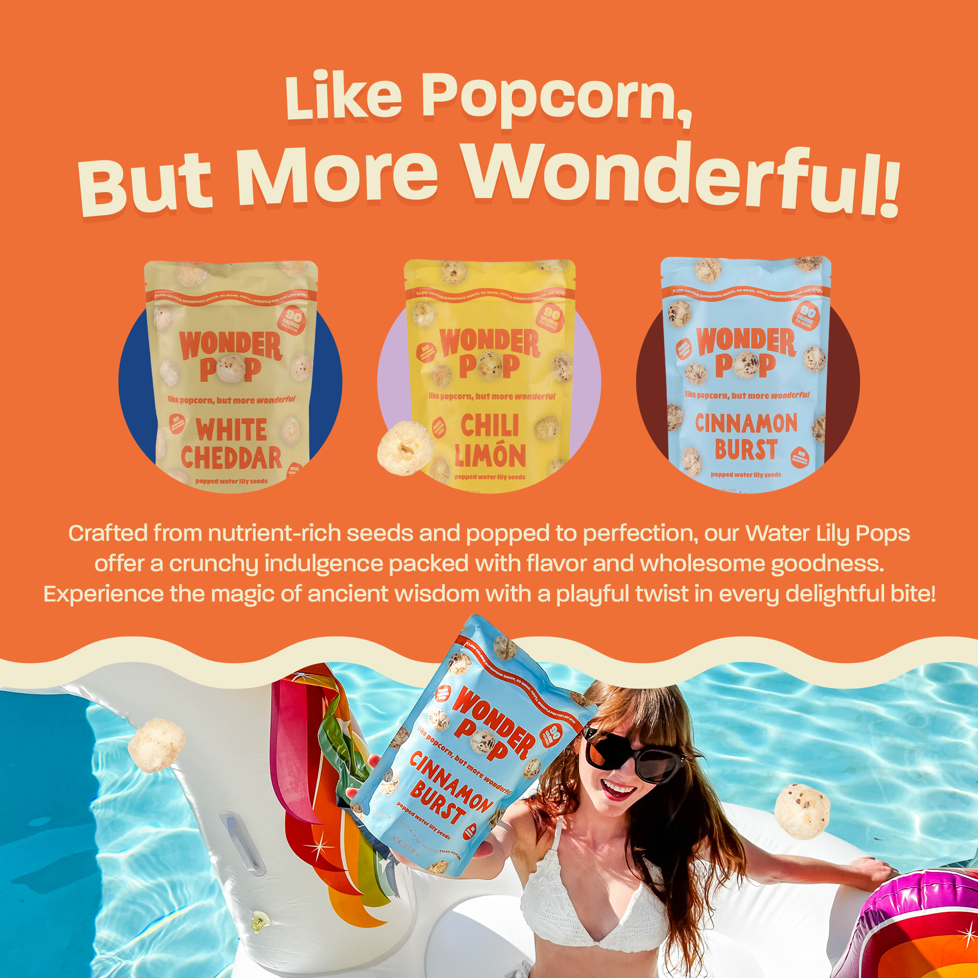 Variety Pack - Popped Water Lily Seeds - WonderPop