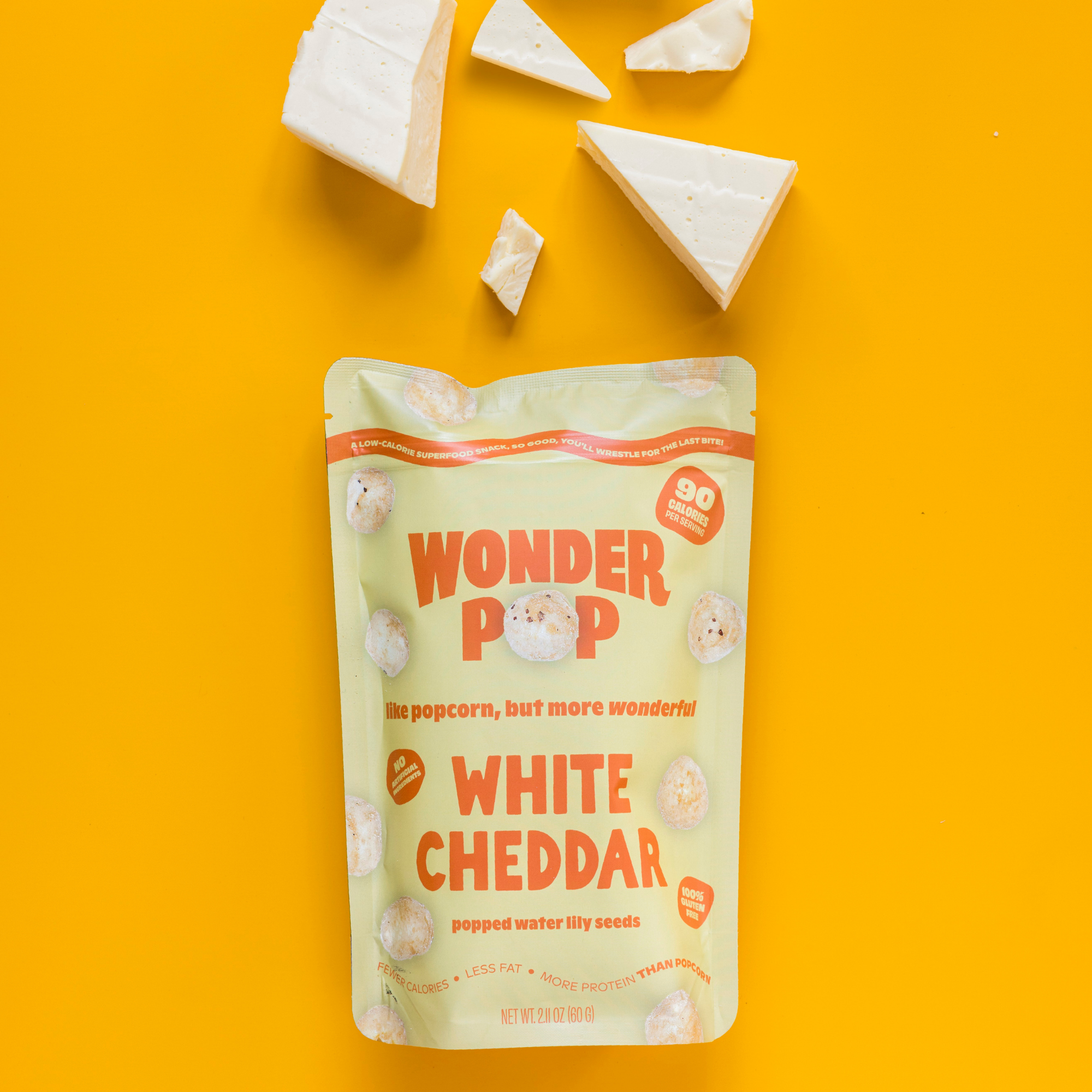 White Cheddar Popped Water Lily Seeds