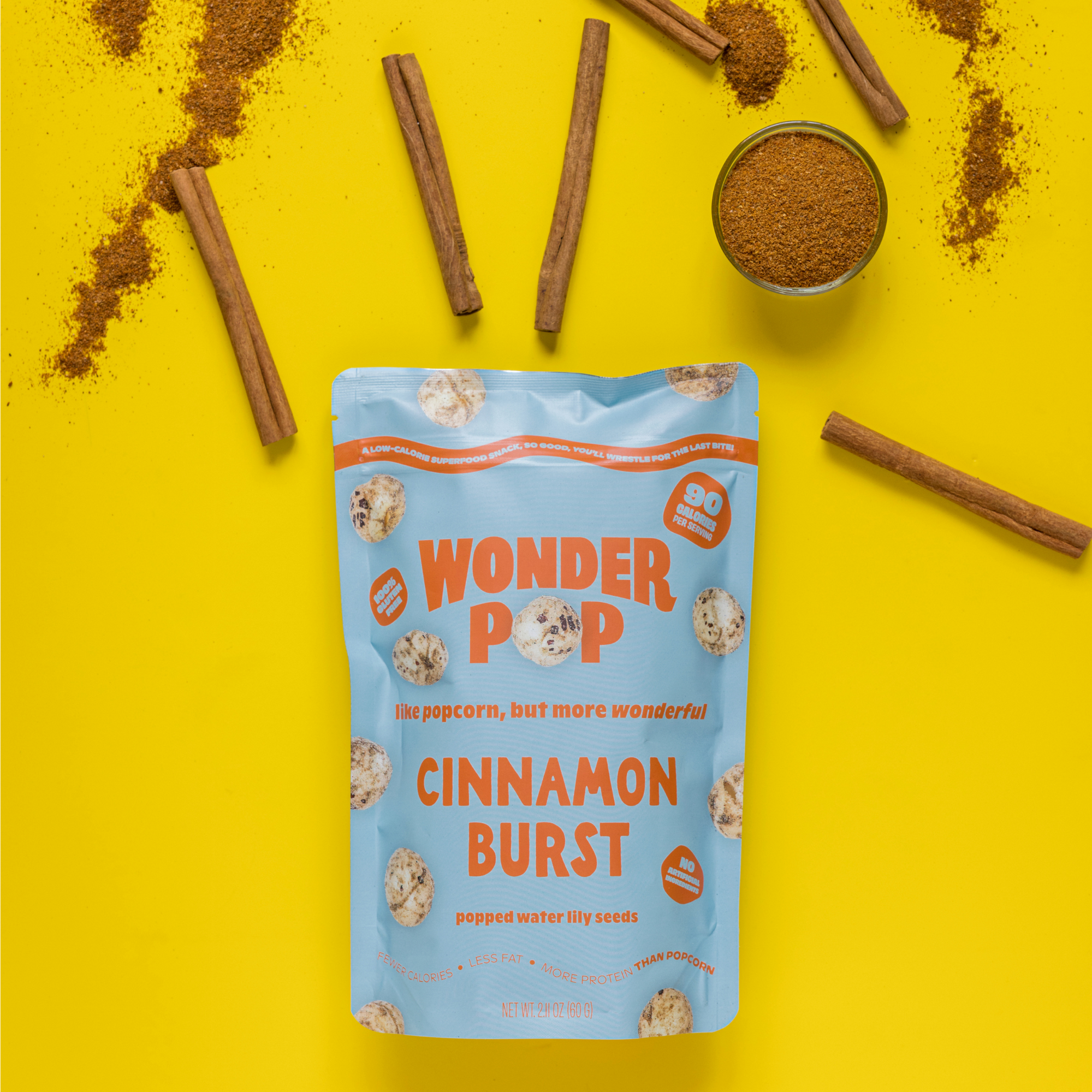 Cinnamon Burst - Popped Water Lily Seeds