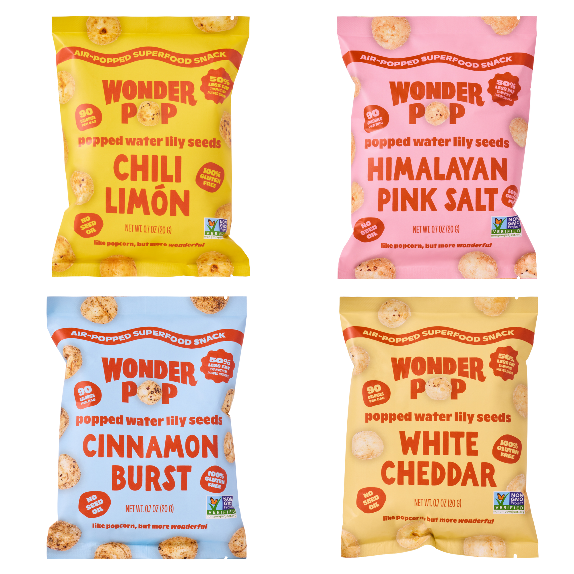 Variety Pack - Popped Water Lily Seeds