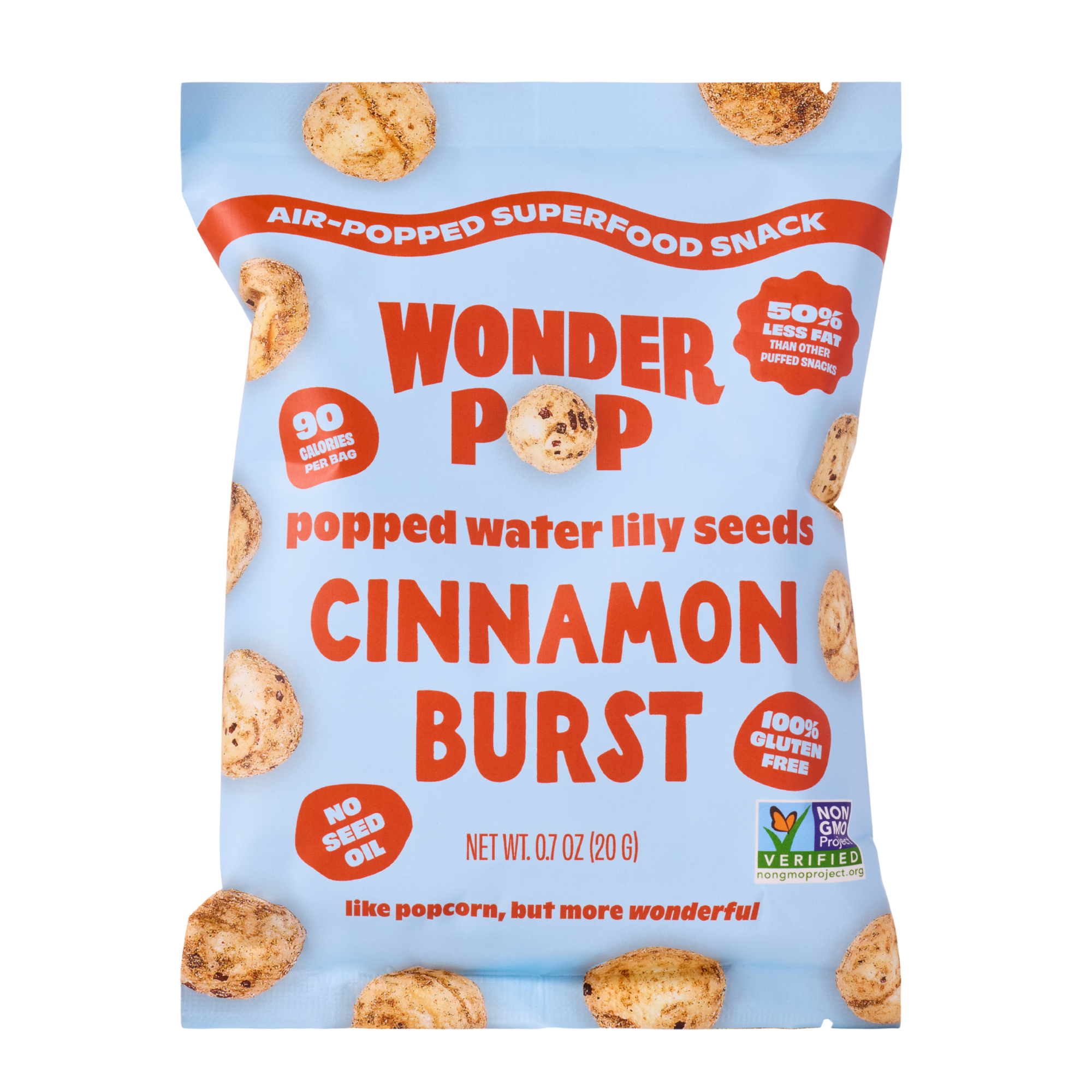 Cinnamon Burst - Popped Water Lily Seeds